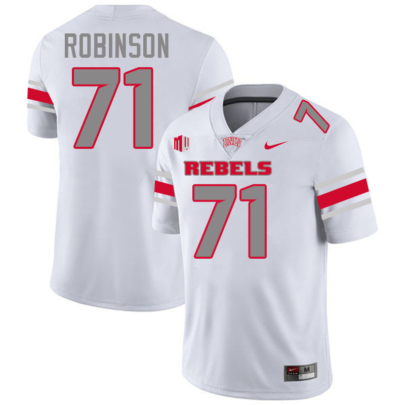 Ace Robinson UNLV Jersey,UNLV Rebels Football Uniforms,Jerseys,Gears-White Ace Robinson UNLV Jersey,UNLV Rebels Football Uniforms,Jerseys,Gears-White